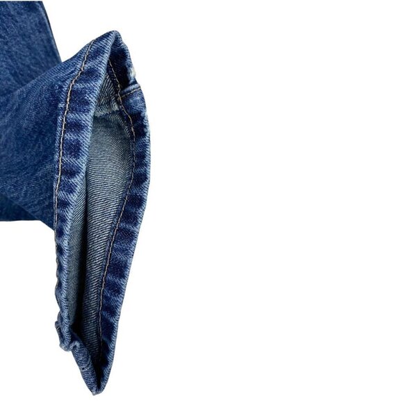 Current Elliott The Vintage Cropped Rehan Blue Medium Wash Slim Denim Jeans 30 - Picture 12 of 16